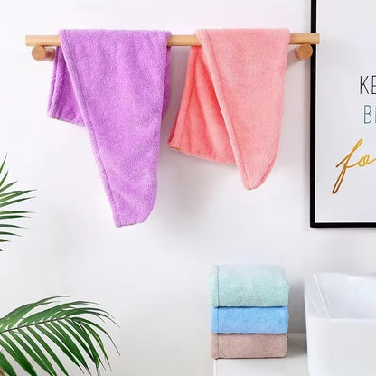 Quick Dry Microfiber Hair Towel Wrap | Soft, Absorbent & Comfortable Towel Cap