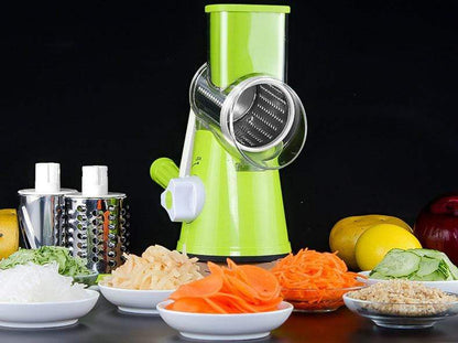 Multi-Function Vegetable Cutter, Slicer & Grater (Random Color)