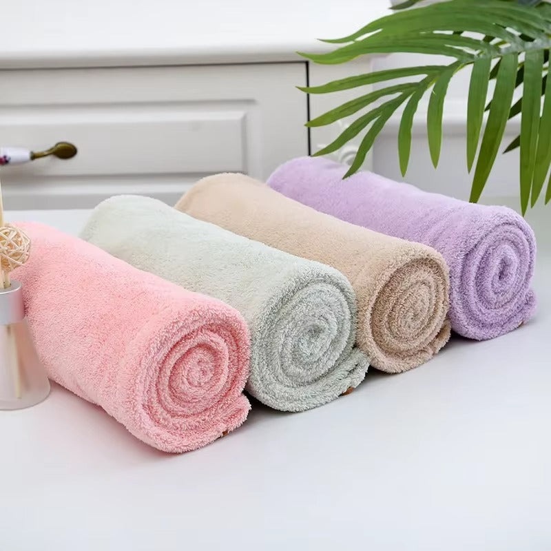 Quick Dry Microfiber Hair Towel Wrap | Soft, Absorbent & Comfortable Towel Cap