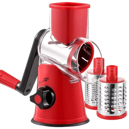 Multi-Function Vegetable Cutter, Slicer & Grater (Random Color)
