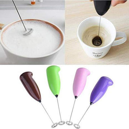 3-in-1 Electric Beater for Coffee, Milk & Eggs | Portable Handheld Mixer