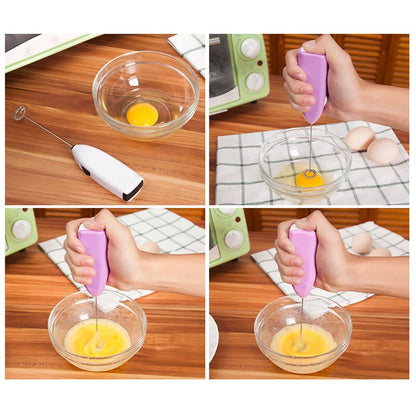 3-in-1 Electric Beater for Coffee, Milk & Eggs | Portable Handheld Mixer