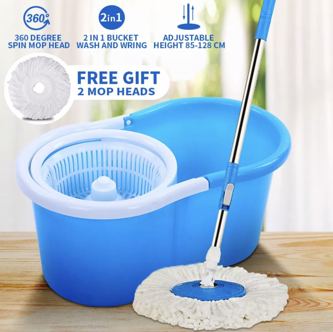 Magic 360° Microfiber Spin Mop & Bucket Set