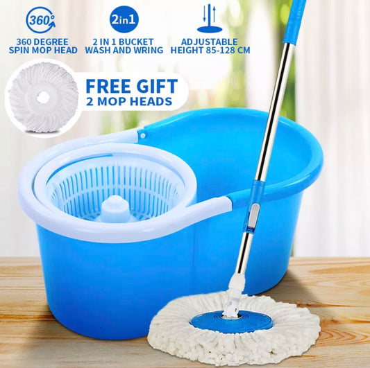 Magic 360° Microfiber Spin Mop & Bucket Set