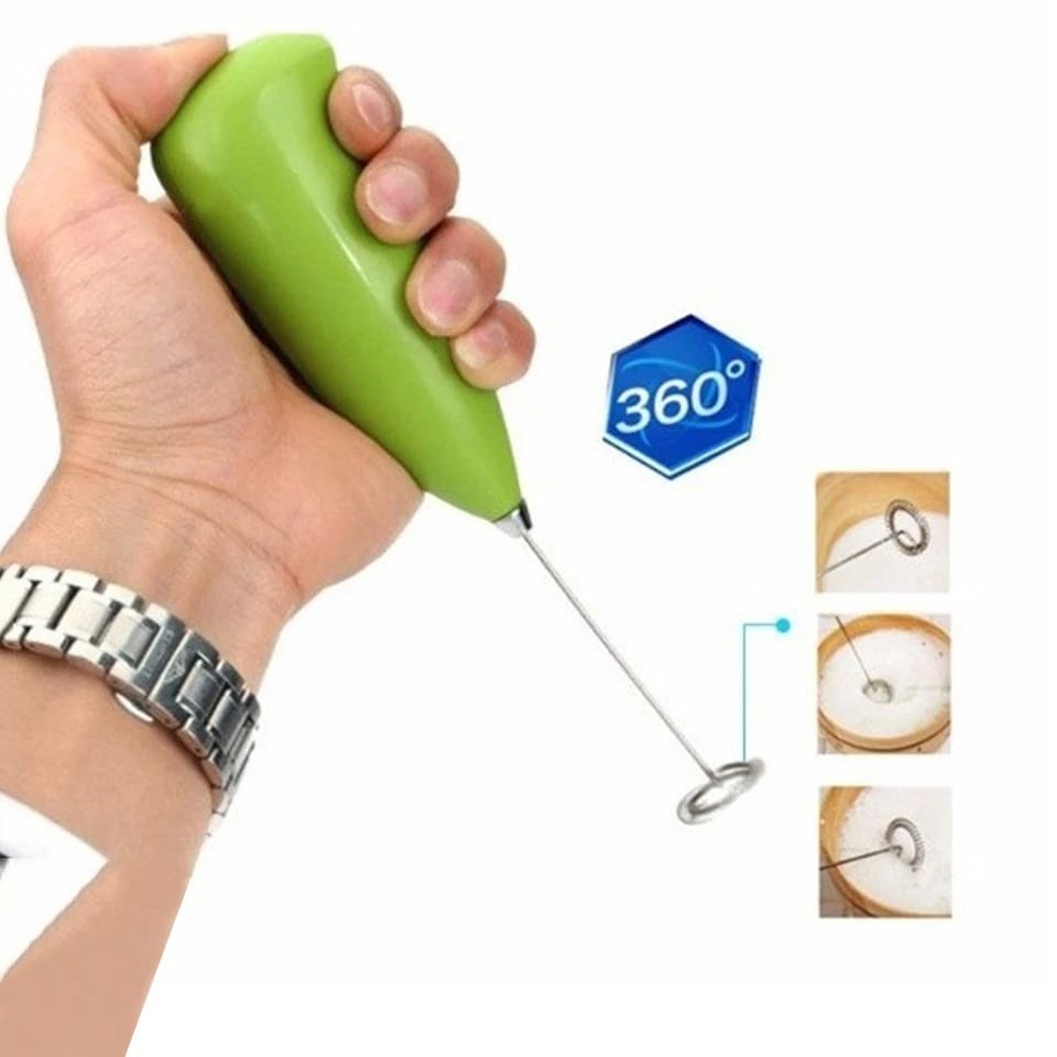 3-in-1 Electric Beater for Coffee, Milk & Eggs | Portable Handheld Mixer