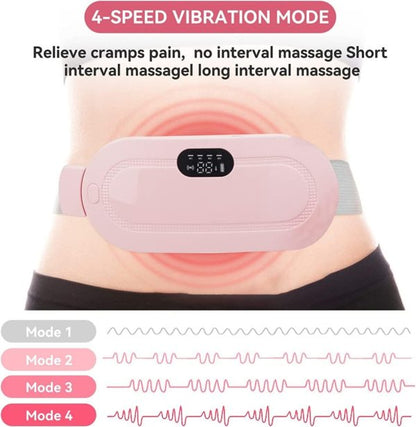 Smart Heating & Massage Belt for Women | Rechargeable & Portable