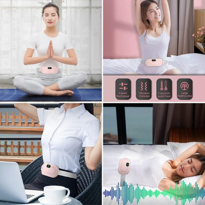 Smart Heating & Massage Belt for Women | Rechargeable & Portable