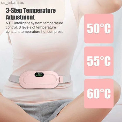 Smart Heating & Massage Belt for Women | Rechargeable & Portable